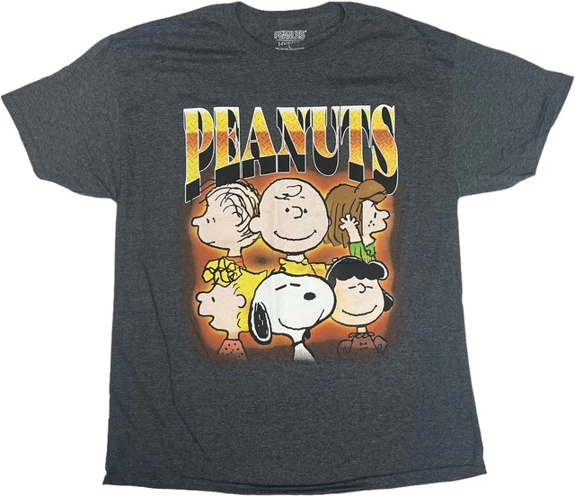 PEANUTS CHARLIE BROWN Snoopy Linus Sally Lucy Cast TShirt XL 17.95