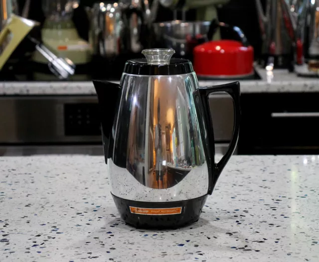 Vintage 70s 80s Sunbeam Hot Shot Mid Century Coffee Maker Keurig Single Cup