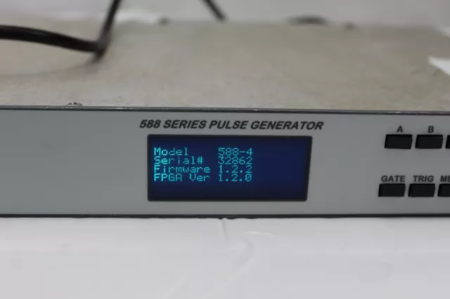 BNC Model 588 | 0.001 Hz to 10 MHz 1U 8 Channel Digital Delay / Pulse Generator