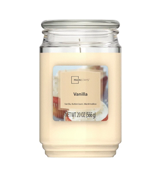 NEW Mainstays Scented Large Candle Jar Single Wick 1 Essences 20oz FREE SHIPPING