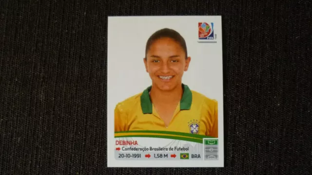 Vignette Panini World Cup Women Canada 2015 Debinha Brasil # 344 Mint