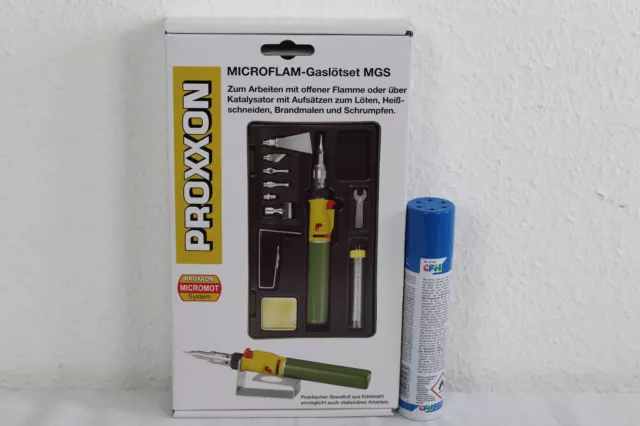 PROXXON Set 28144 MICROFLAM Gaslötset MGS incl. Zubehör und Koffer +52103