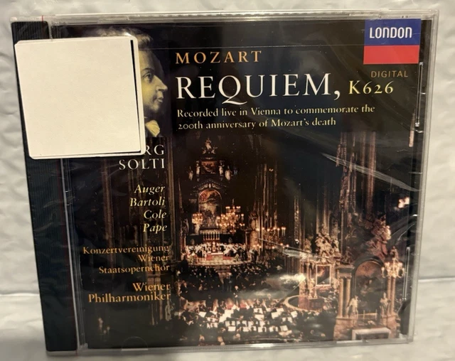 チェコCD Wolfgang Amadeus Mozart, Antonio Salieri, Andreas Kr?per Requiem - Piccolo Requiem SY00082131 Milan Vl?ek Music Productions CD WOLFGANG AMADEUS MOZ Requiem - Piccolo Re SY00082131