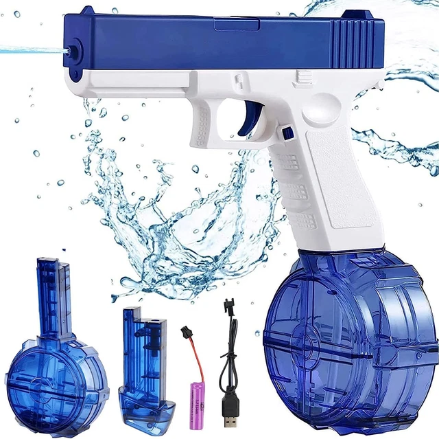 Lenbest Pistola Ad Acqua 2 Pack Per Bambini, 1200ml Pistole Ad Acqua Potente Lungo Raggio 10M Grandi Water Guns Giocattoli Estivi Per Ragazzi Ragazza Adulti Piscina Giardino E Spiaggia
