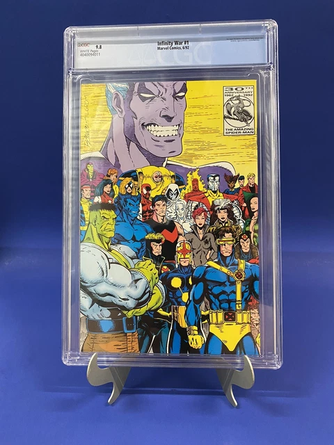 Infinity War #1 Cgc 9.8 Jim Starlin Thanos Avengers Infinity War Movie 🔑💎 2