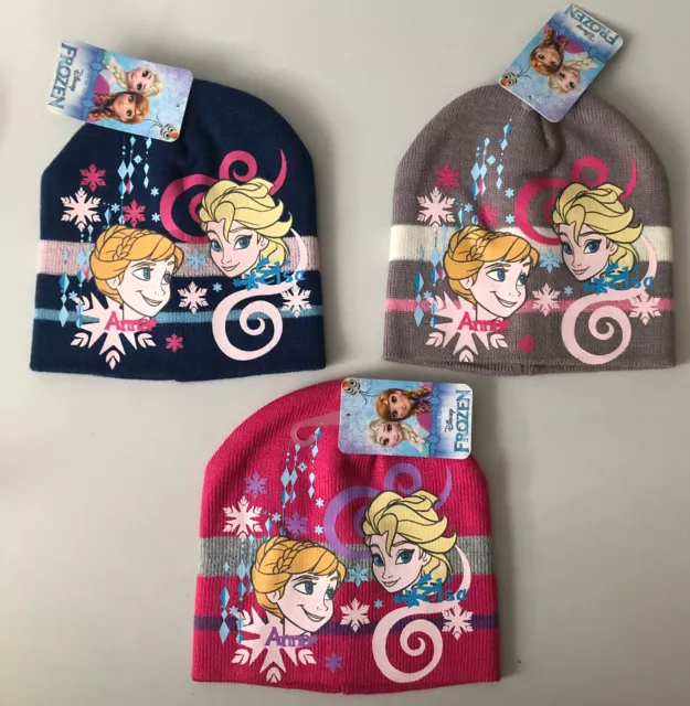 Frozen Anna Elsa Die Eiskönigin Winter Mütze Kinder Mädchen Strickmütze Beanie