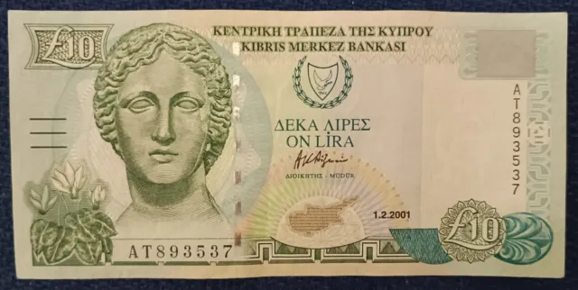 Cyprus 10 pounds Cypriot