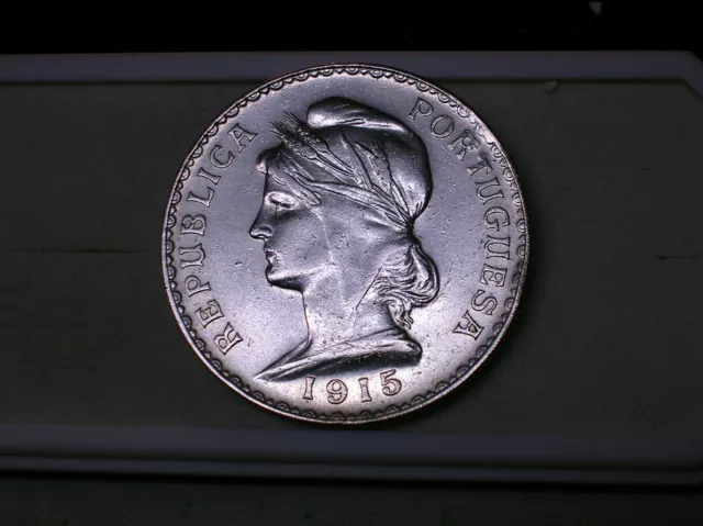 Portugal / 1915 - 1 Escudo / Silver Coin