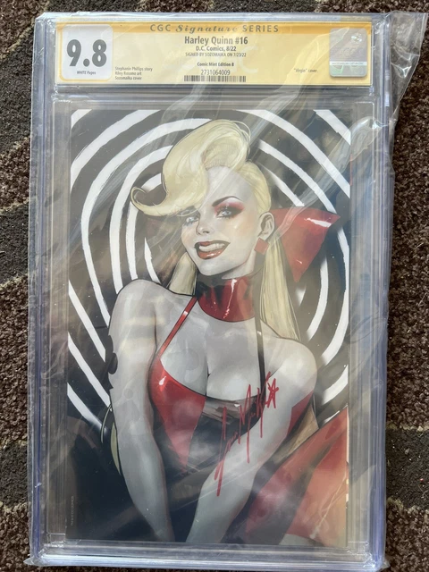 🔥HOT🔥Harley Quinn #16 Sozomaika  Signed Variant Cover CGC 9.8  DC Comics  2022