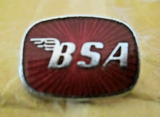BSA VINTAGE 1970S Enamel and Metal Badge Original Non Reproduction (38 ...