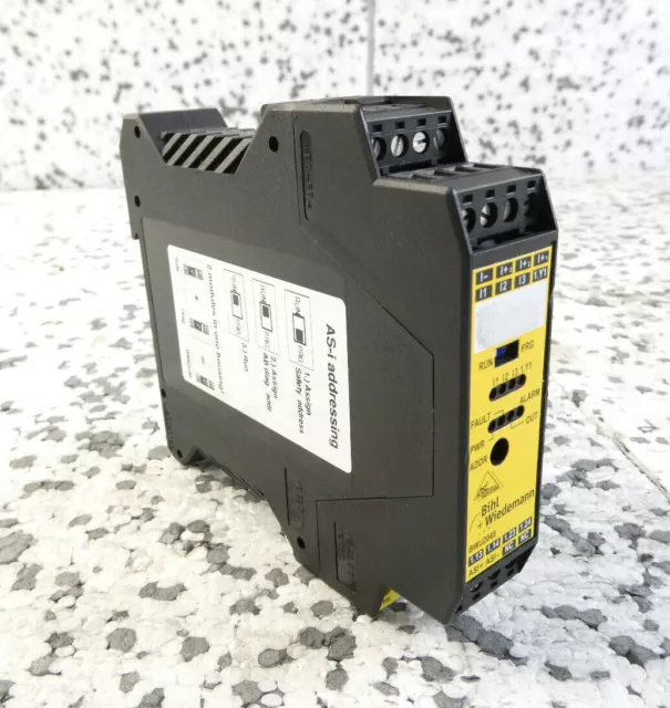 BIHL+WIEDEMANN BWU2045 AS-i SAFETY RELAY OUTPUT MODULE