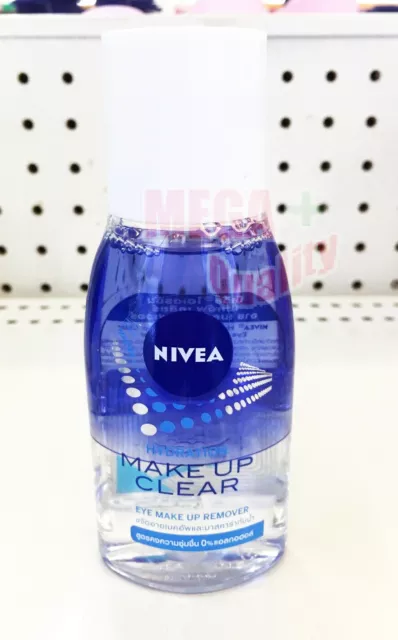 125ml Nivea Hydration Make Up Clear Alcohol Free Gentle Eye Makeup Remover