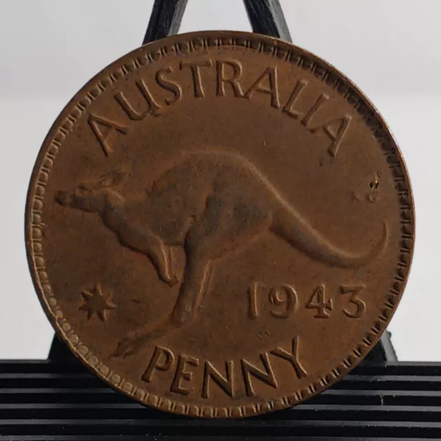 1943 One Penny Australia Large Cent Bronze 1943 1 Penny Coin