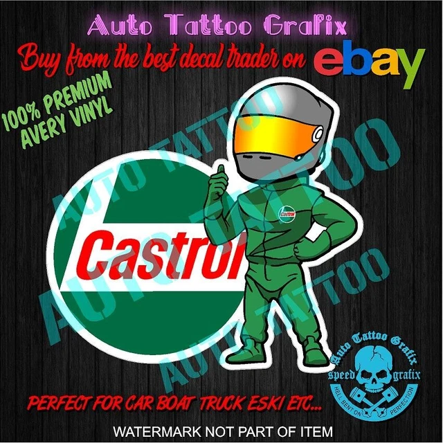 Vintage Castrol BSA Motorbike Decal Sticker – Made In Australia