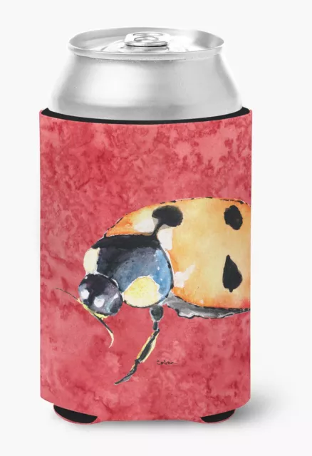 Lady Bug on Red Can or Bottle Hugger 8869CC-S