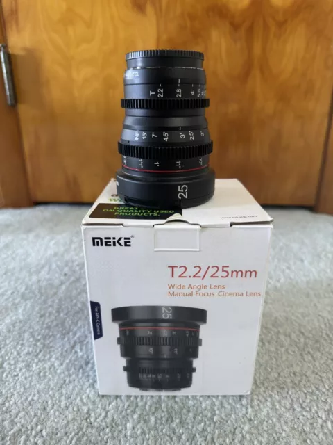 Meike cine lens mft T2.2/25mm