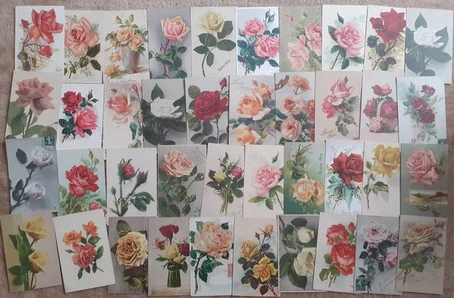 CPA Ancienne – Fantaisie Allemagne – Bouquet De Fleurs – Carte Postale Voyageée