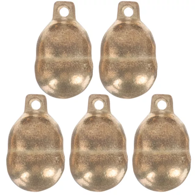 5 Pcs La Cloche Cuivre Collier Pour Animaux De Compagnie Charme