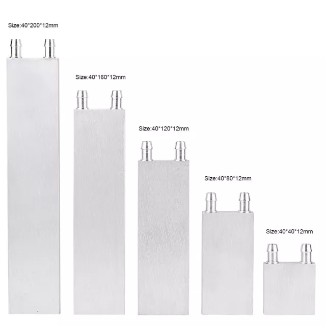 Radiateur En Aluminium Pour CPU Bloc De Refroidissement à Eau Liquide Dissip QCS