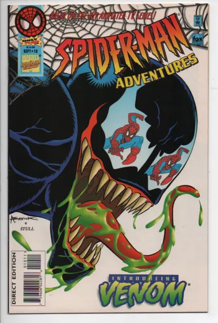 Spider-Man Adventures 10 Comic Book Based On 1994 Series 1st Animated Venom