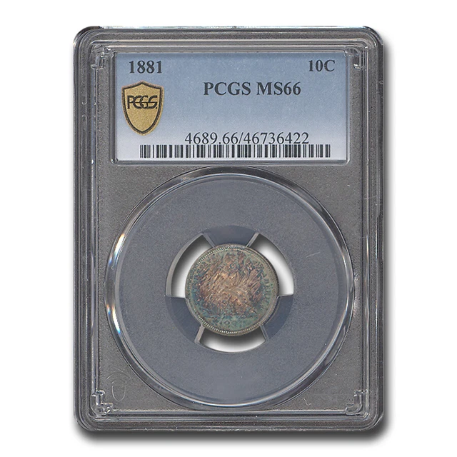 1881 Liberty Seated Dime MS-66 PCGS - SKU#277054
