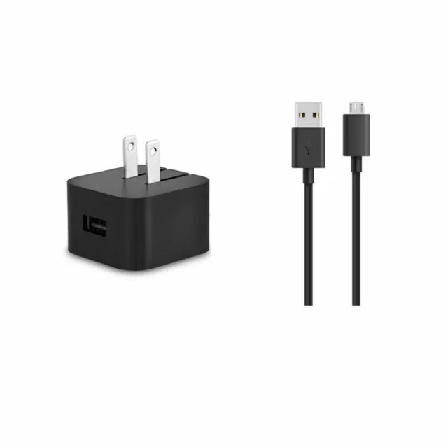 9W Powerfast AC Adapter Wall Charger + Micro USB Cable For Kindle Fire HD Oasis2