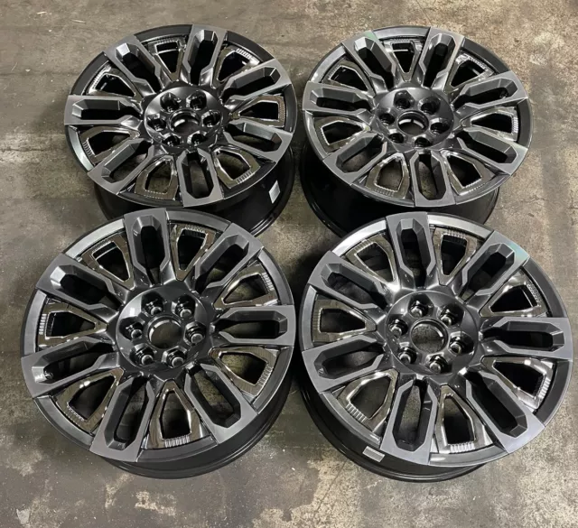22& GMC YUKON Sierra Denali Ultimate Wheels Rims 2023 2024 Chevy