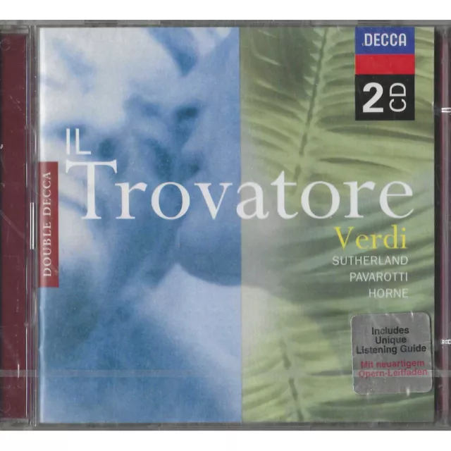 Vertes,Sutherland,Pavarotti,Horne CD Il Trovatore / Decca – 4607352 Scellé