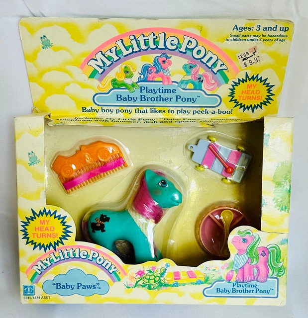 My Little Pony g1 mein kleines baby count-a-lot playschool UK # geektradeponeyg1 : Achat occasion | Figurines Hasbro Bon état