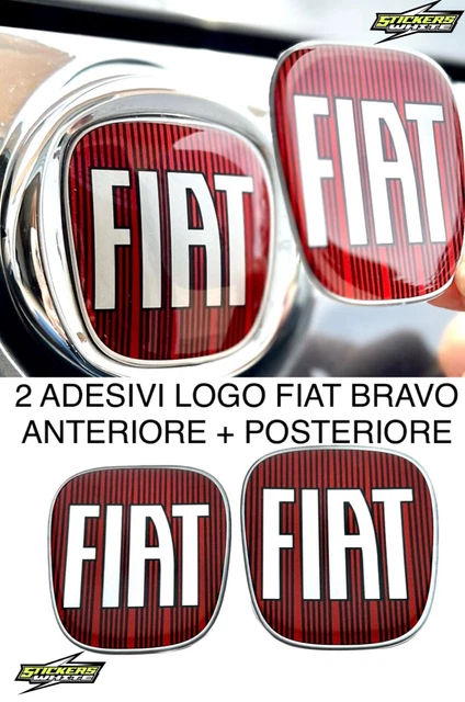 Fiat Bravo Adesivo Logo Fiat 3D Per Bravo Posteriore - Ricambio Originale AMS, Prodotto In Italia, Numero 14214 Stemma Fiat Bravo Originale - Foto 7