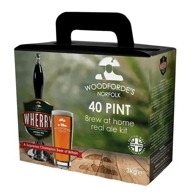 WHERRY Amarga Ale Real Ale - Kit de Elaboración Casera de Cerveza Artesanal Norfolk