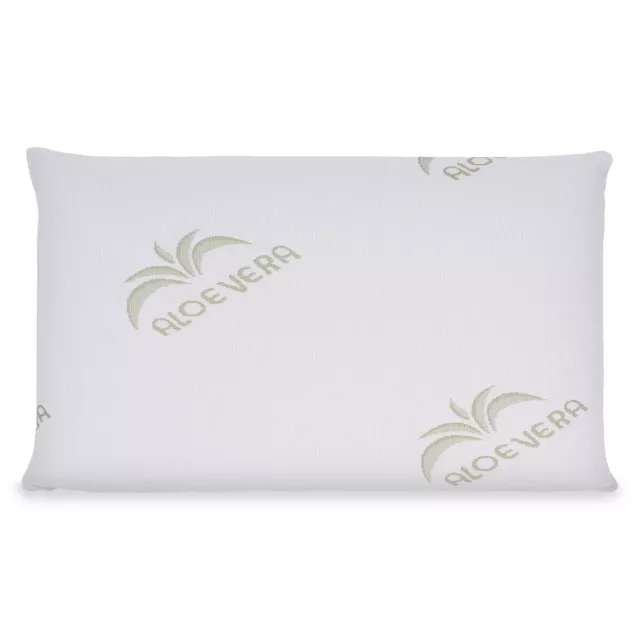 Almohada Espuma Viscoelástica Suave Cojín Hipoalergénico Anti Acaro Cervical