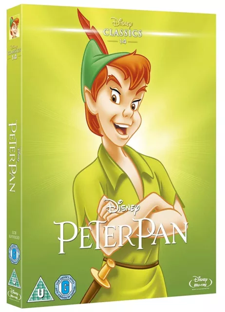 PETER PAN [Blu-ray] (1953) Original Disney Animated Movie Wendy and Tinkerbell