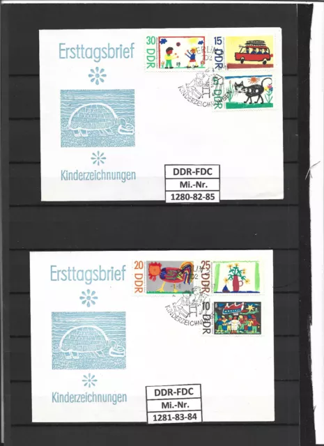 DDR Los mit 10 FDC Mi.Nr. siehe scan 3