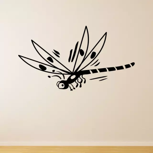 Cute Dragonfly Animal Wall Sticker Decal Transfer Nature Home Design Vinyl UK