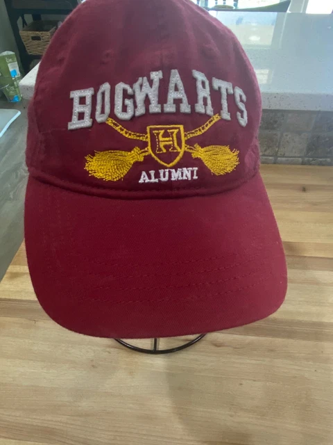 Harry Potter Hogwarts Red Alumni hat Adjustable Buckle In Back