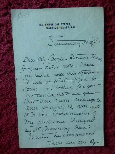 Clifford Harrison - Poet / Performer - Autographed Letter