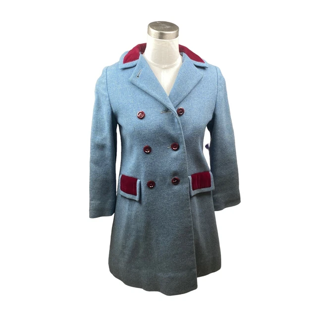Vintage BUCHMAN Child's Coat 100% Wool Size 10 Children's New York