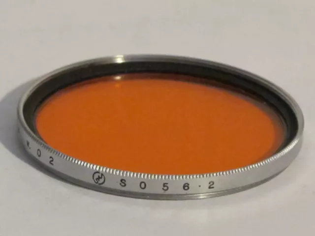 43mm WALZ Orange  (O2) Filter Silver Frame   ULTRA SLIM   Oyster Case    #43 fu1