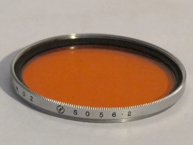 43mm WALZ Orange (O2) Filter Silver Frame ULTRA SLIM Oyster Case #43 fu1 43mm WALZ Orange (O2) Filter Silver Frame ULTRA SLIM Oyster Case #43 fu1