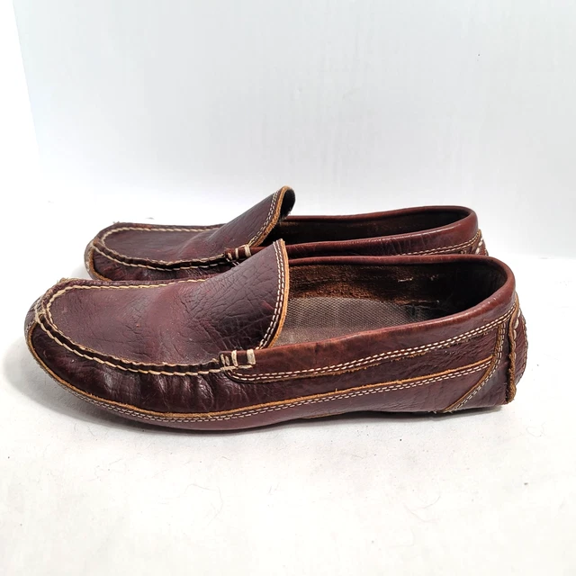 Duluth Trading Company Men\'s Pebbled Bison Leather Driving Moccasins  Size 13W Duluth Trading Bison Leather Driving Moccasins Mens 10.5M  main image 4