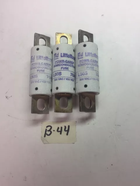 Littelfuse Powr-Gard L70S - 70 Ampères, Fusibles - Lot 0F 3 Livraison Rapide !