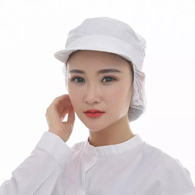 Chef Hat Elastic Comfortable Adjustable Cooking Kitchen Cap Waiter Cap 2