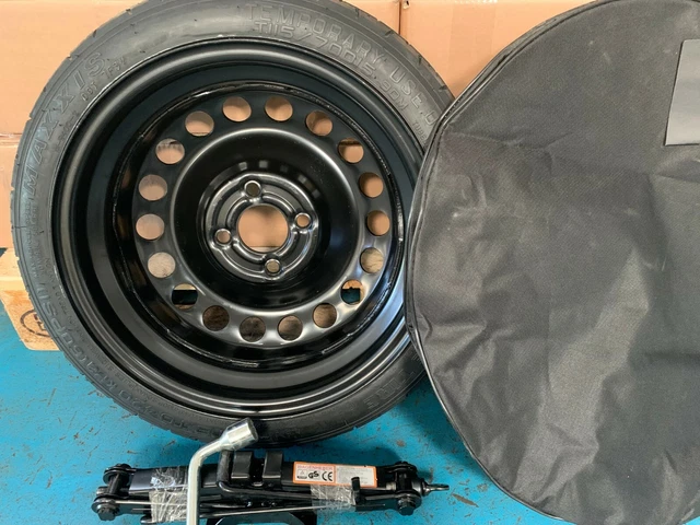 Roue De Secours Galette 15" Pour Toyota Yaris - 4 écrous, Avec Cric Et Sac, Neuve