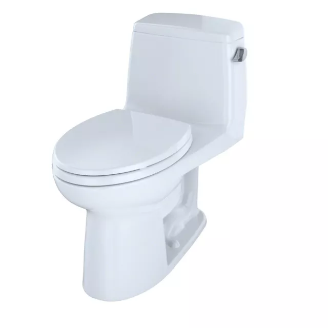 TOTO 1-pc. Elongated 1.28 GPF Toilet (Cotton White) MS854114ELR-01 New
