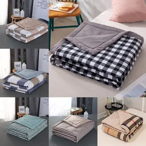 Wash Cotton Quilt Summer Thin Quilt Air-conditioning Quilt Washable Double Cool
