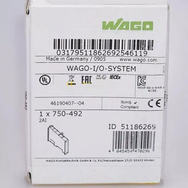 1PC New WAGO 750-492 PLC Module Expedited Shipping 750-492