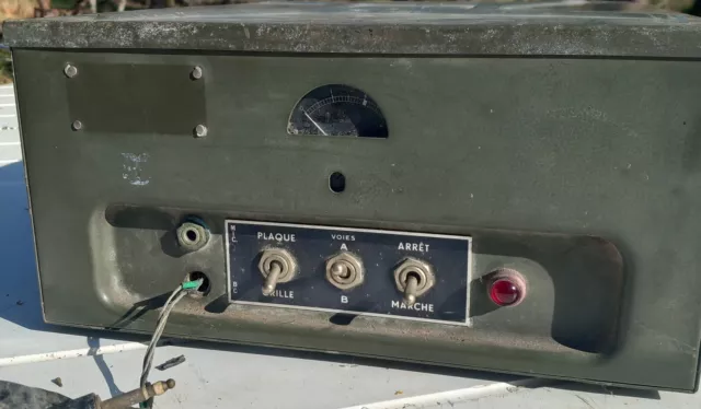 alimentation et amplificateur de la radio militaire BC659 (post ww2)