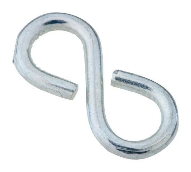 National Hardware N121-392 Zinc Plated Steel #812 Closed S-Hook 1-1/8 L in.