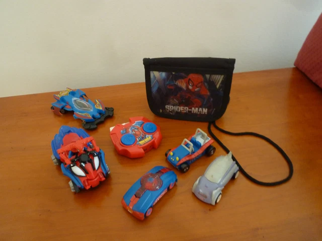 LOT SPIDER-MAN: QUAD t?�l?�command?�. 4 voitures dont 1 Rhino. Portefeuille Neuf. EUR 10,00 